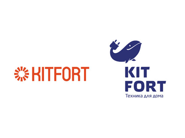 Kit Fort: старый и новый логотип