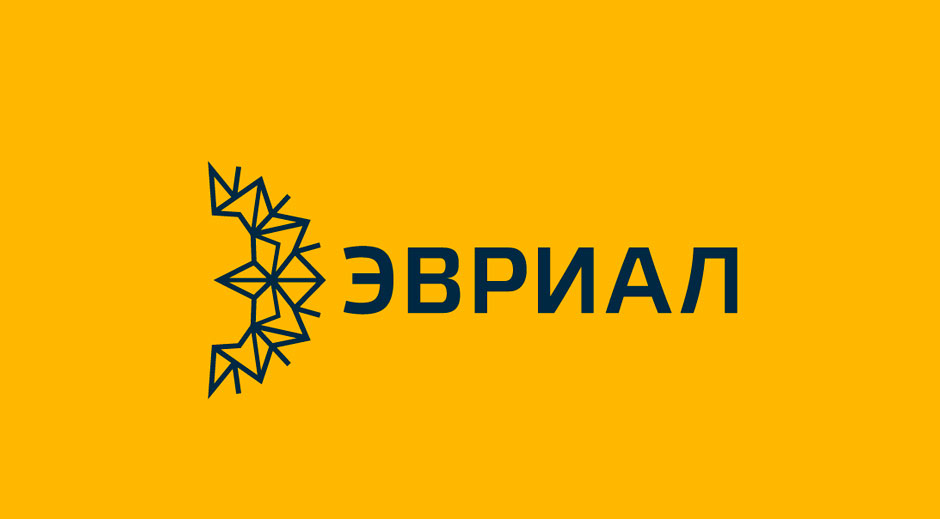 Эвриал лого на желтом
