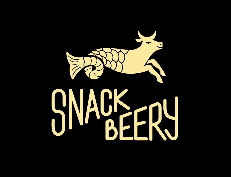 SnackBeery лого на черном
